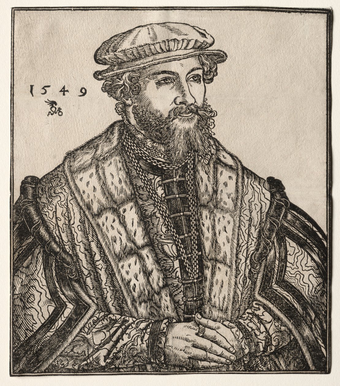博士クリスチャンブリュック、1549年。 作： ルーカス・クラナッハ・ザ・エルダー