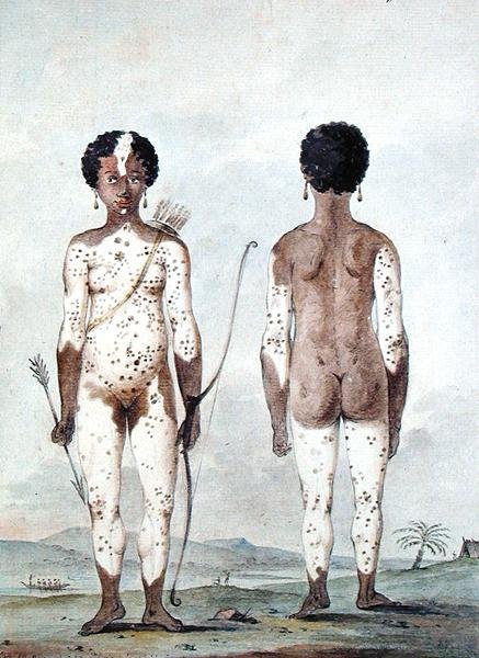 リール・セント・ルシアと名付けられた黒人の小娘」1795年頃（紙に水彩画） 作： ルーカスルーカス
