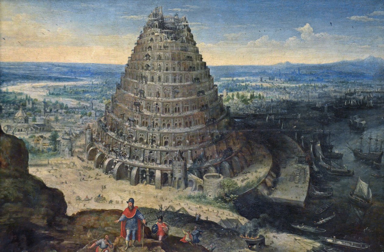 フランス語  La Tour de Babel バベルの塔 作： ルーカス・ファン・ヴァルケンボルヒ