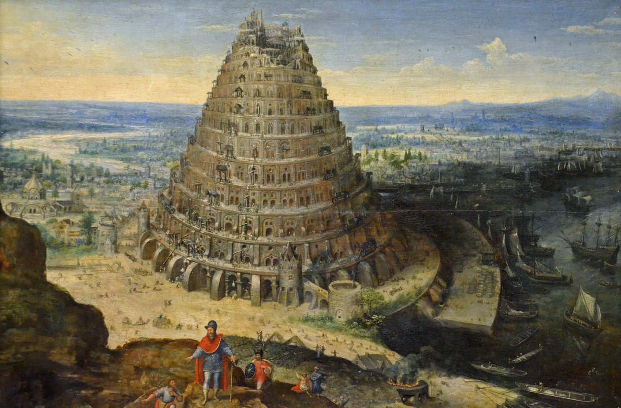 フランス語  La Tour de Babel バベルの塔 作： ルーカス・ファン・ヴァルケンボルヒ