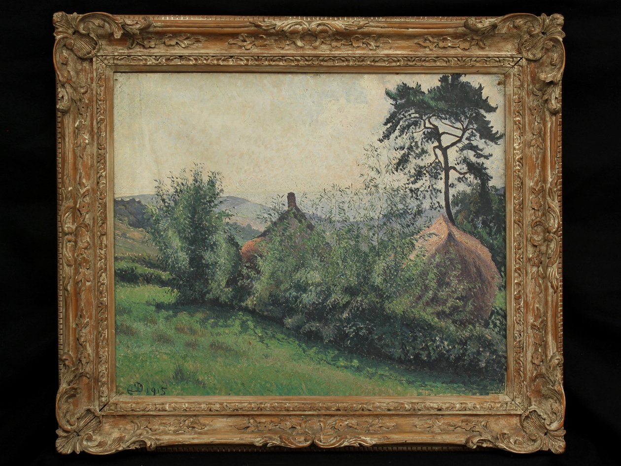 ドーセットの風景、1915 作： ルシアン・ピサロ