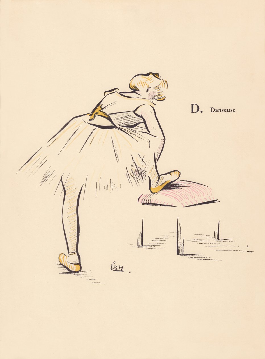 D.ダンサー 作： Lucien L.（アクティブ1904）Henreaux