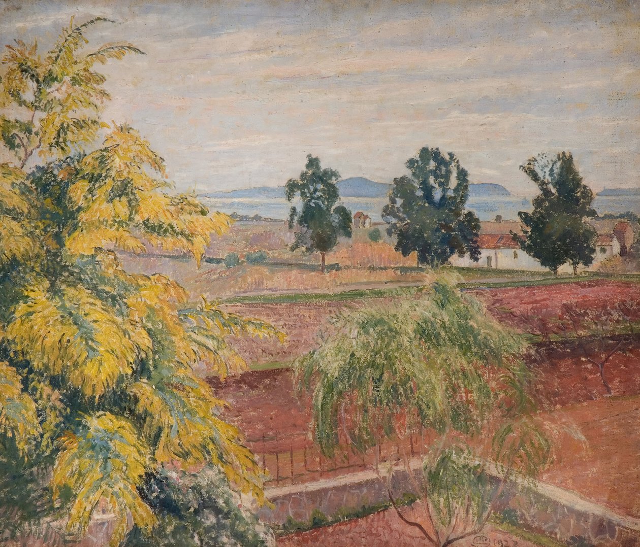 Mimosa Lavendou, 1923. 作： ルシアン・ピサロ
