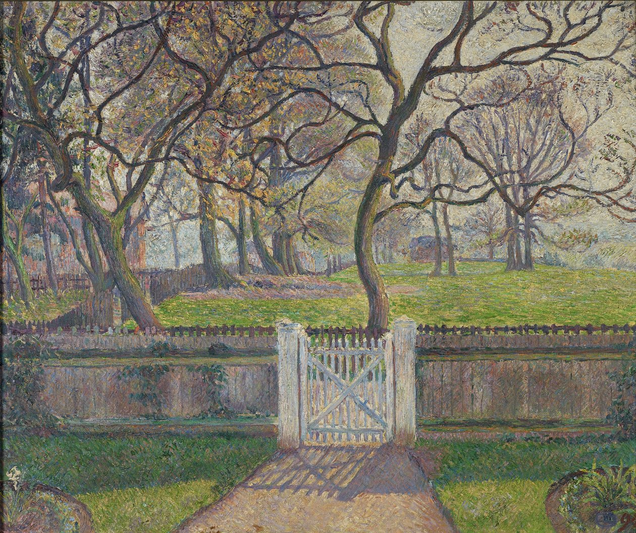 The Garden Gate, Epping, 1894年 作： ルシアン・ピサロ