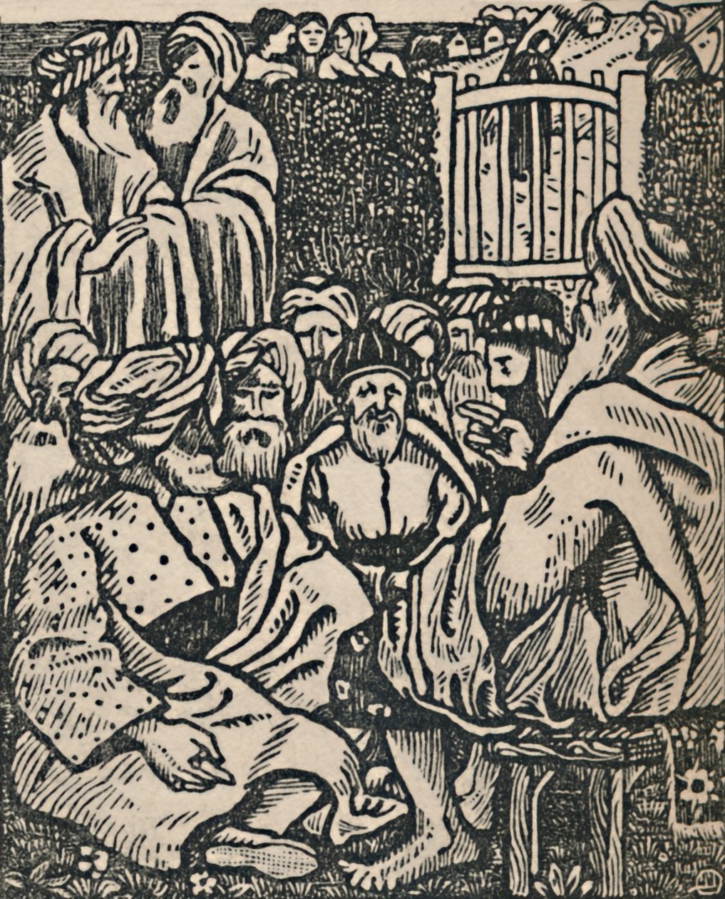 長老の集会、1919 作： ルシアン・ピサロ