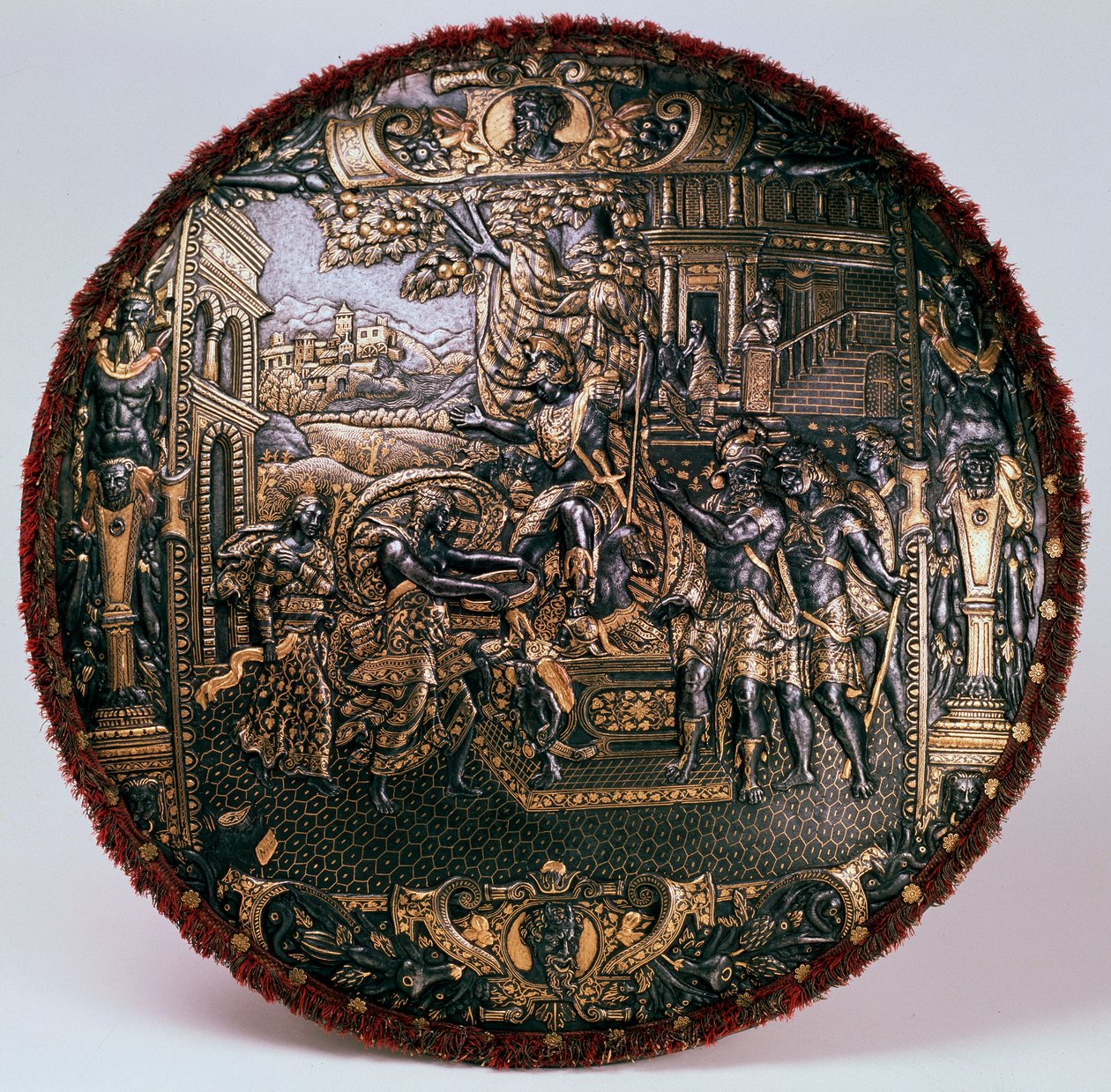 「パレードシールド」、c1580。 作： ルシオ・ピチニーノ