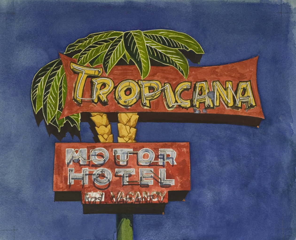 Tropicana、2006年（紙にトイレ） 作： ルーシーマスターマン