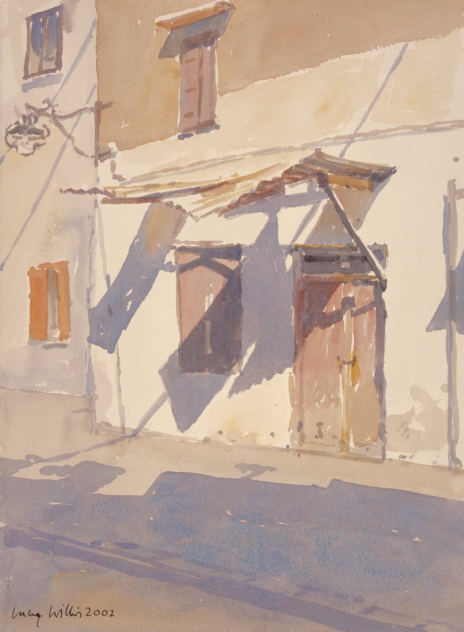 Cretan Shadows、2002（紙にトイレ） 作： ルーシーウィリス