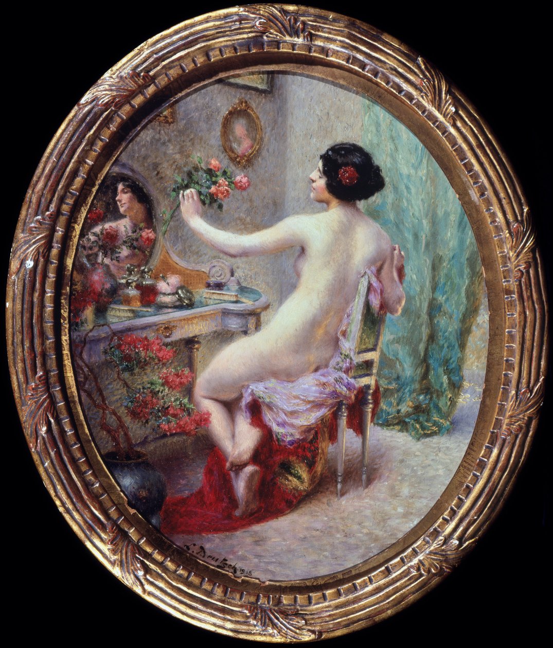 ラ・トワレルートヴィヒ・ドイチュ（1855-1935）の絵画 作： ルートヴィヒドイツ語