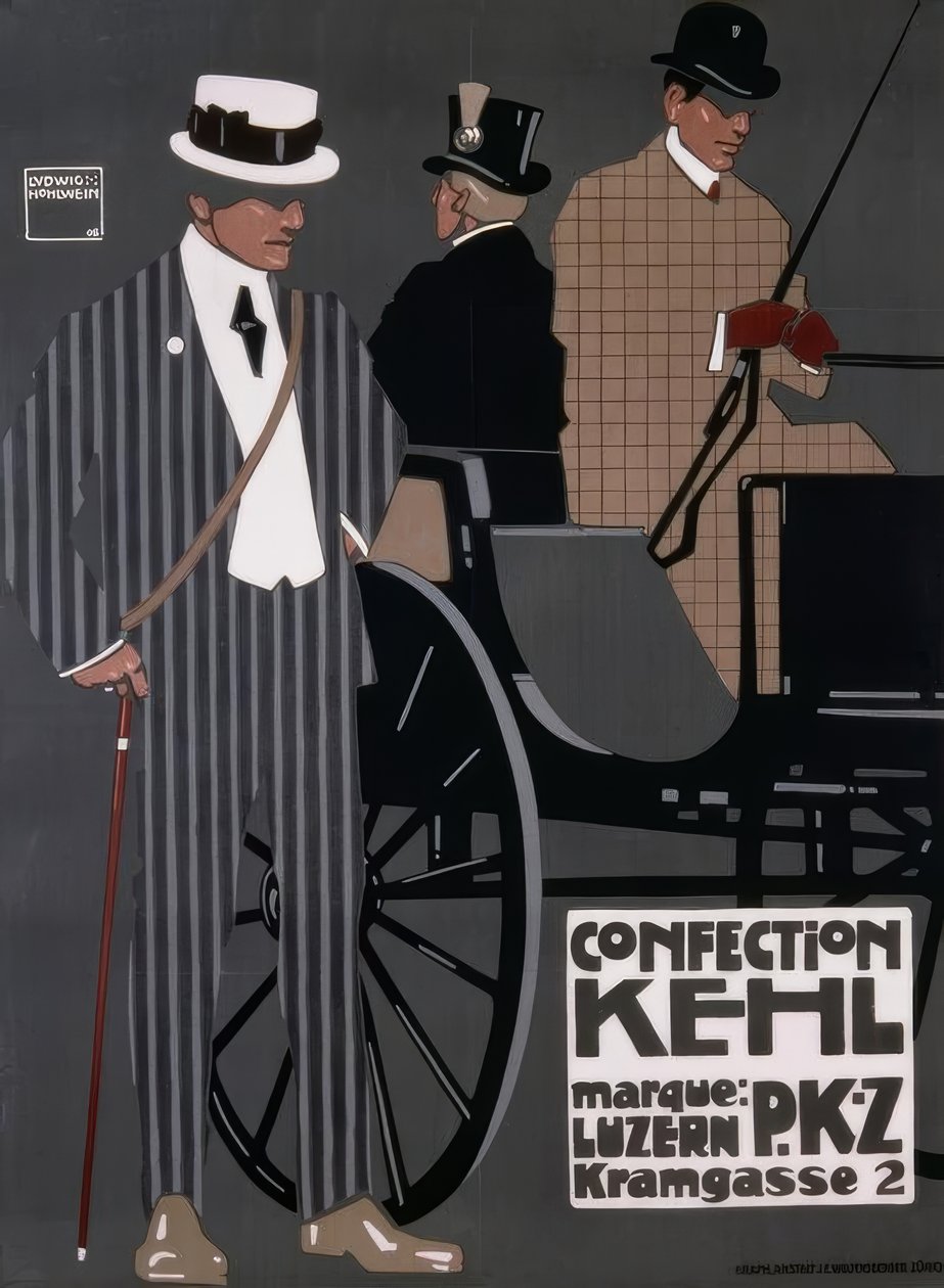 CONFECTION KEHL / marque: PKZ LUZERN 2 KRAMGASSE 作： ルートヴィヒ・ホルヴァイン
