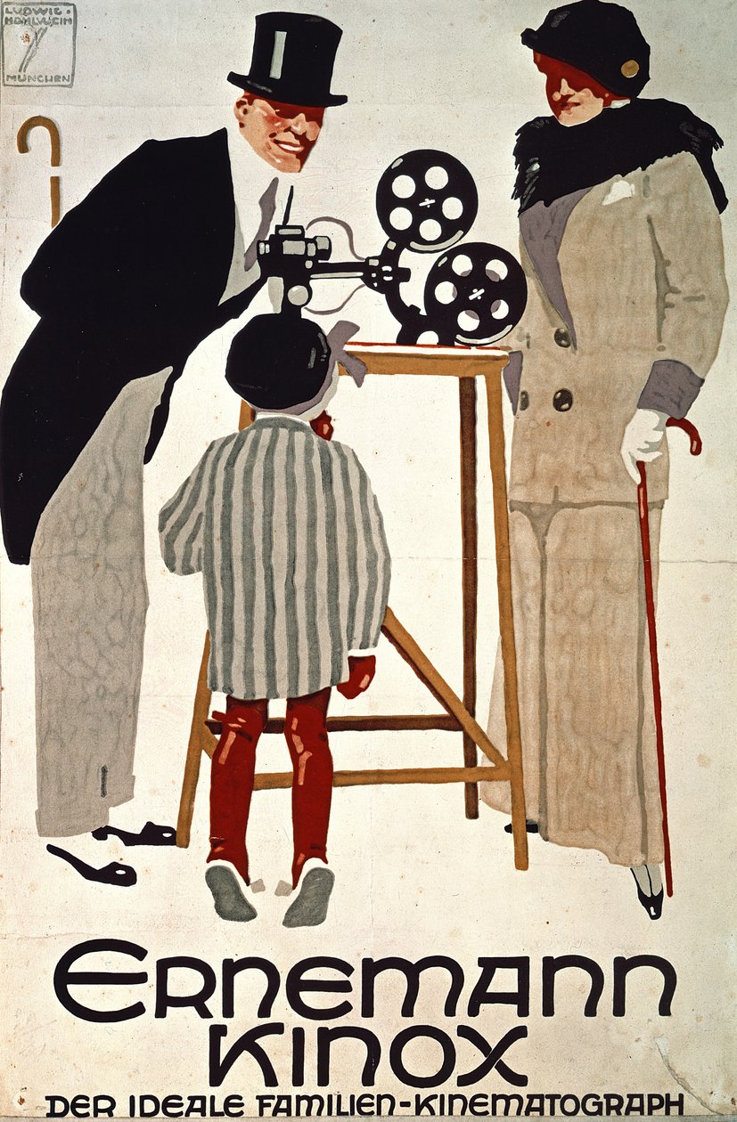 Ernemann Kinox、Der Ideale Familien Kinematograph (The Ideal Family Cine-camera)、ドイツ 作： ルートヴィヒ・ホルヴァイン