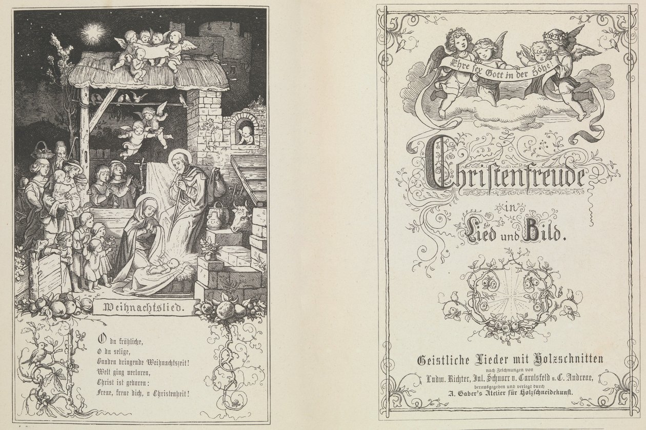 Christenfreude in Lied and Bild, 1855. 作： ルートヴィヒ・リヒター