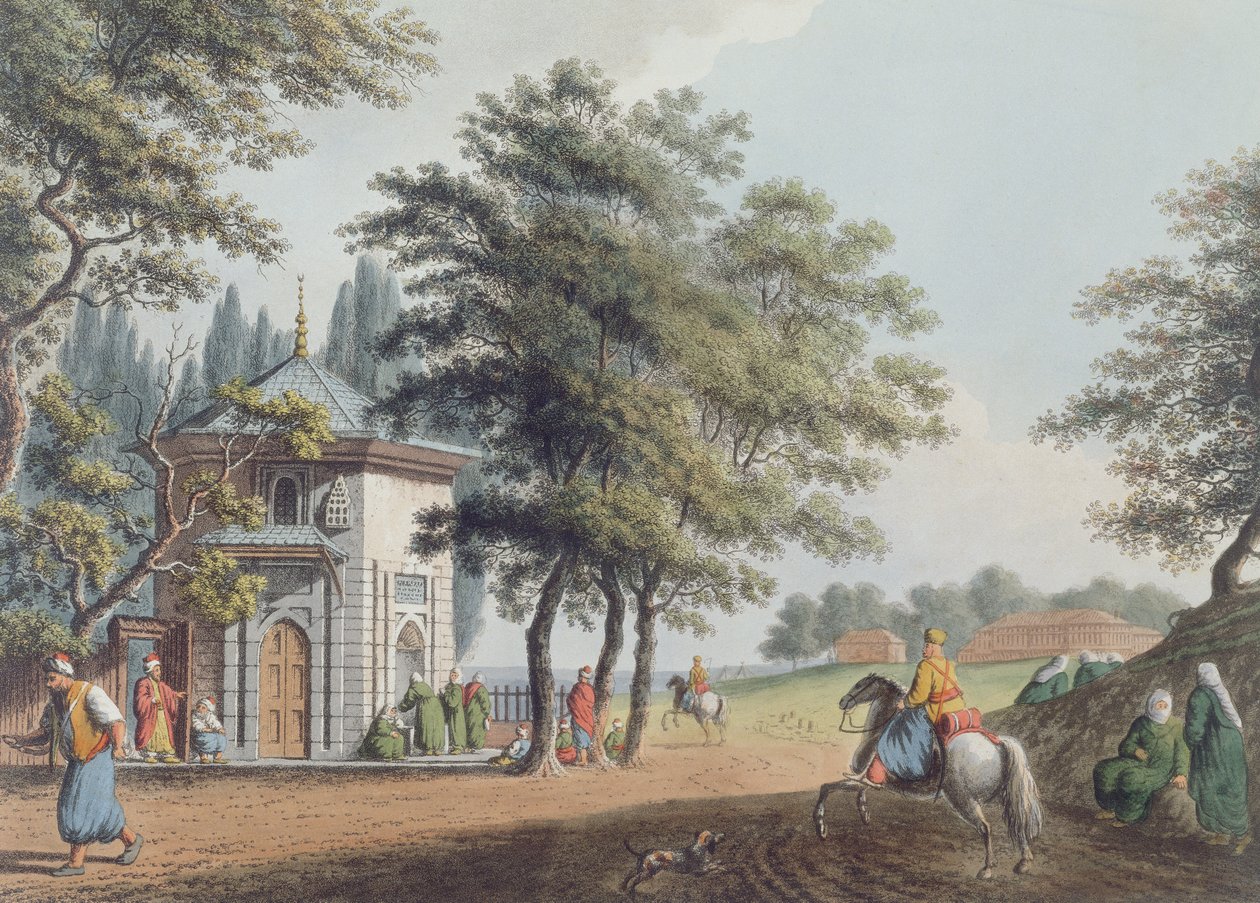 ペラ、「オスマン帝国の領土の眺め」、パブからのプレート3。 Robert Bowyer（1758-1834）1809（アクアチント） 作： ルイージメイヤー
