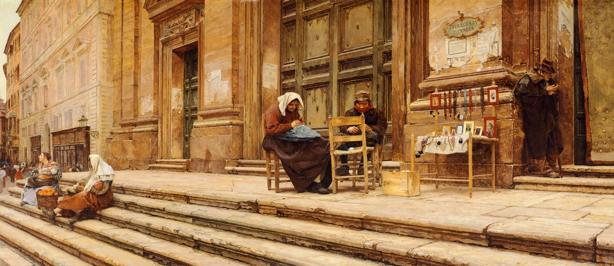 ルイジ・セッラ（1846-1888）の「コロナーリ」。 作： ルイジ・セラ