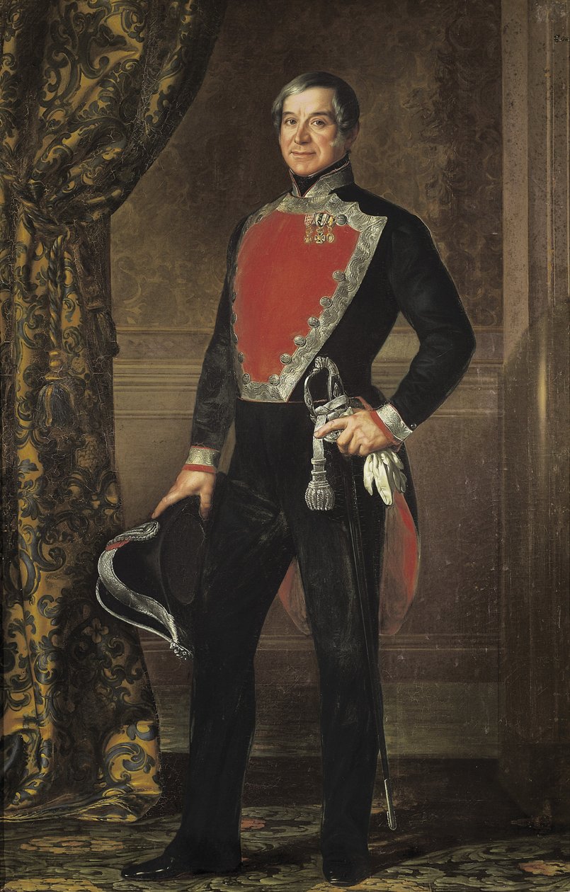 Retrato de Don Francisco Ignacio de Montserrat. 1842 - 1850 (óleo sobre tela) 作： ルイス・ロペス・ピケル