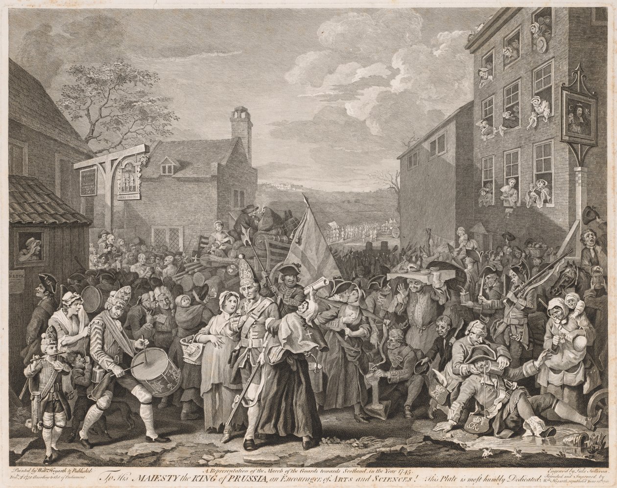1746年のホガース後の1746年、3月からフィンチリーへ。 作： ルーク・サリバン