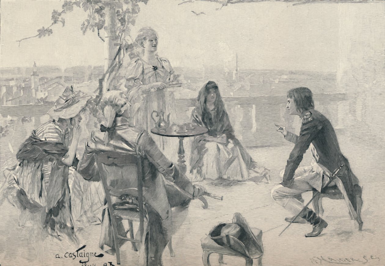 ヴァランスの社会におけるナポレオン。 1785、1896 作： M.ハイダー