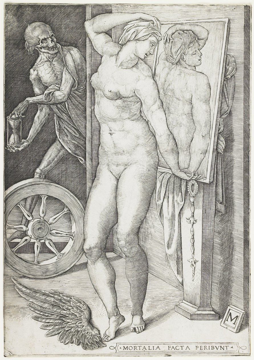 女性を驚かせる死、c.1490-c.1540（彫刻） 作： Mマスター