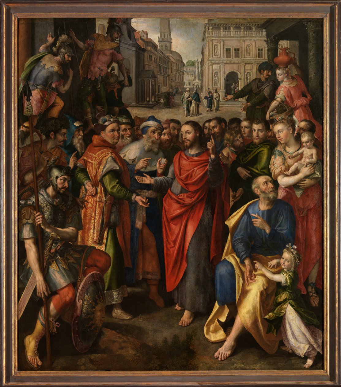 吟遊詩人ギルドの祭壇画 作： Maarten de Vos