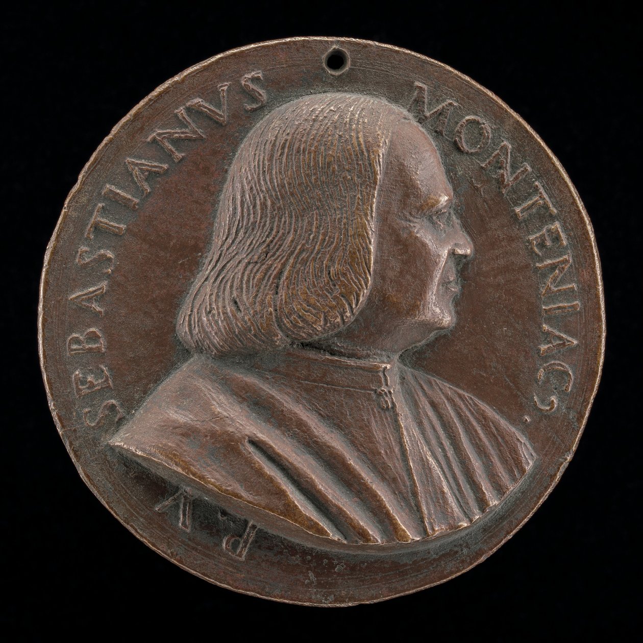 セバスティアーノ・モンタニャッコ、1540年死去、ヴェネツィアのパトリシアン[obverse]、15201530。 作： マフェオ・オリヴィエリ