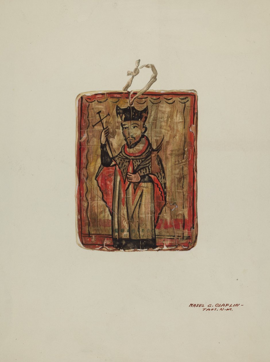 祭壇画、1935-1942年 作： Majel G. Claflin