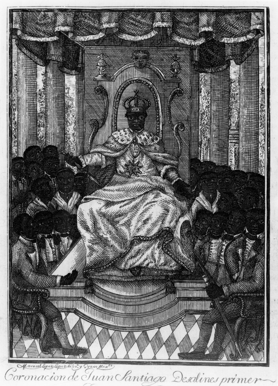 ジャンジャックデッサリン、ハイチ大帝、1806年 作： マヌエル・ロペス