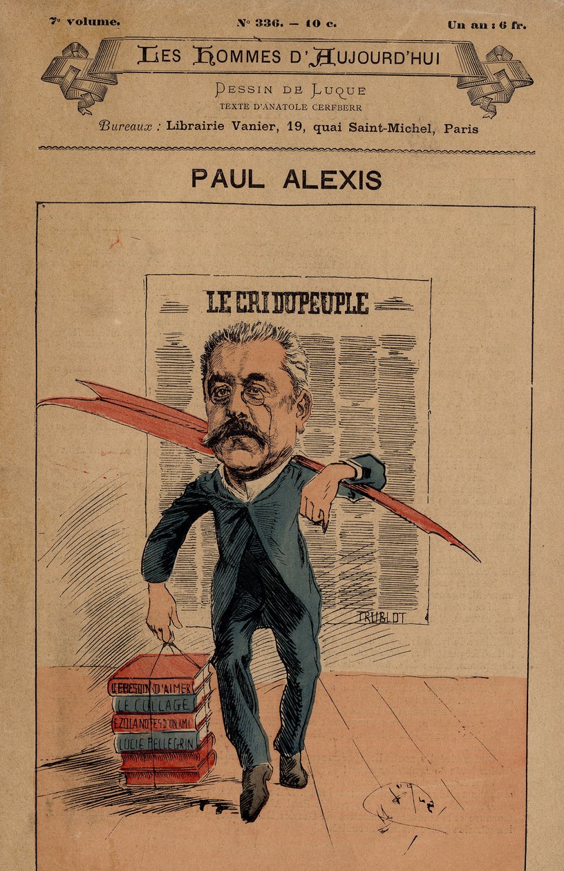 The Men of Today』336号の表紙、イラストはManuel Luque（1854-1919）。人のクリー族 - アレクシス・ポール（1847-1901 作： マヌエル・ルケ