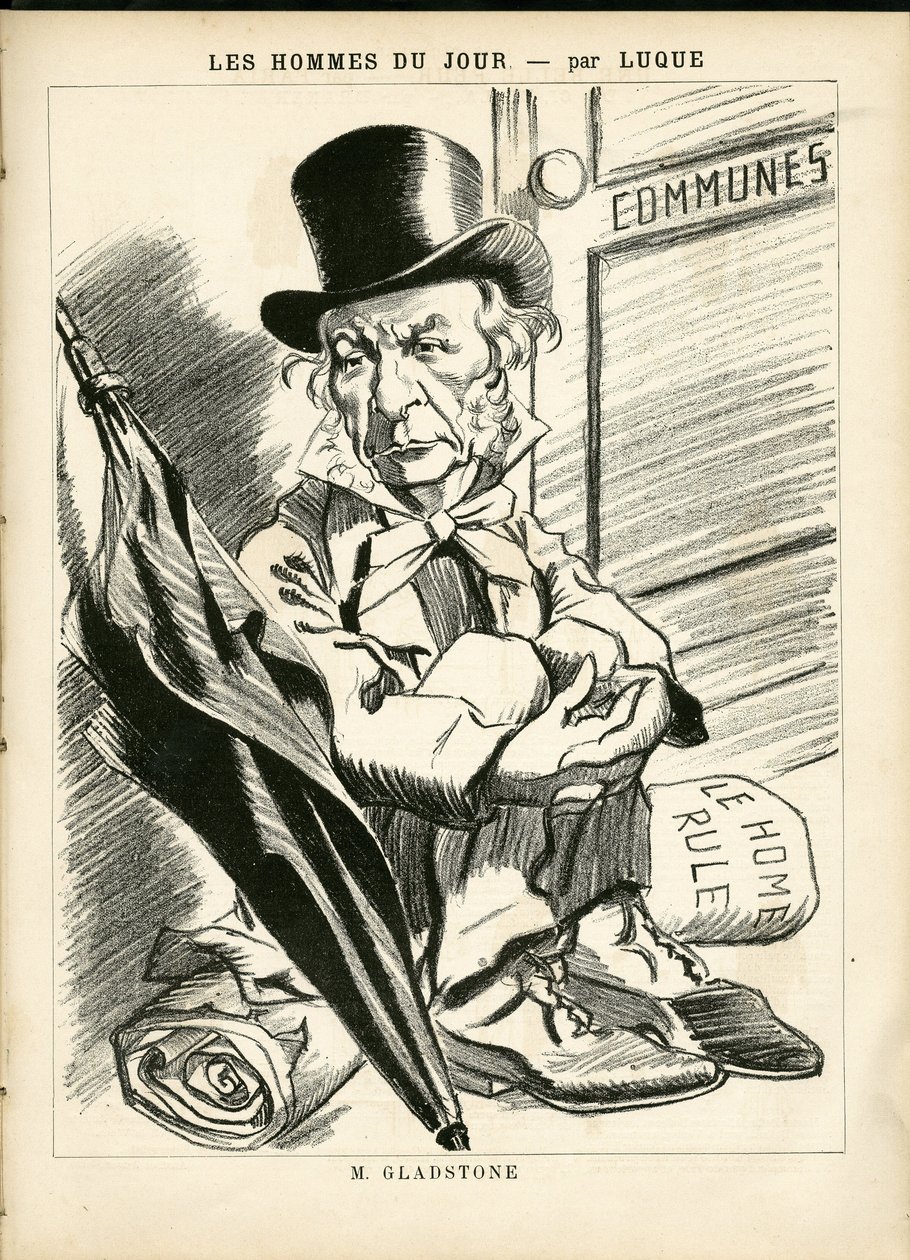 La Caricature』（1880年）に掲載されたマニュエル・ルケ（1854-1919）のイラスト 作： マヌエル・ルケ
