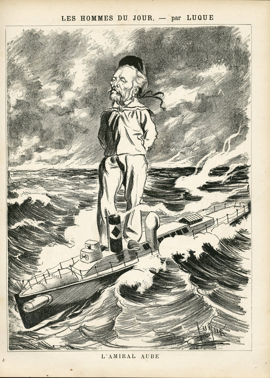 La Caricature』（1880年）に掲載されたマニュエル・ルケ（1854-1919）のイラスト 作： マヌエル・ルケ