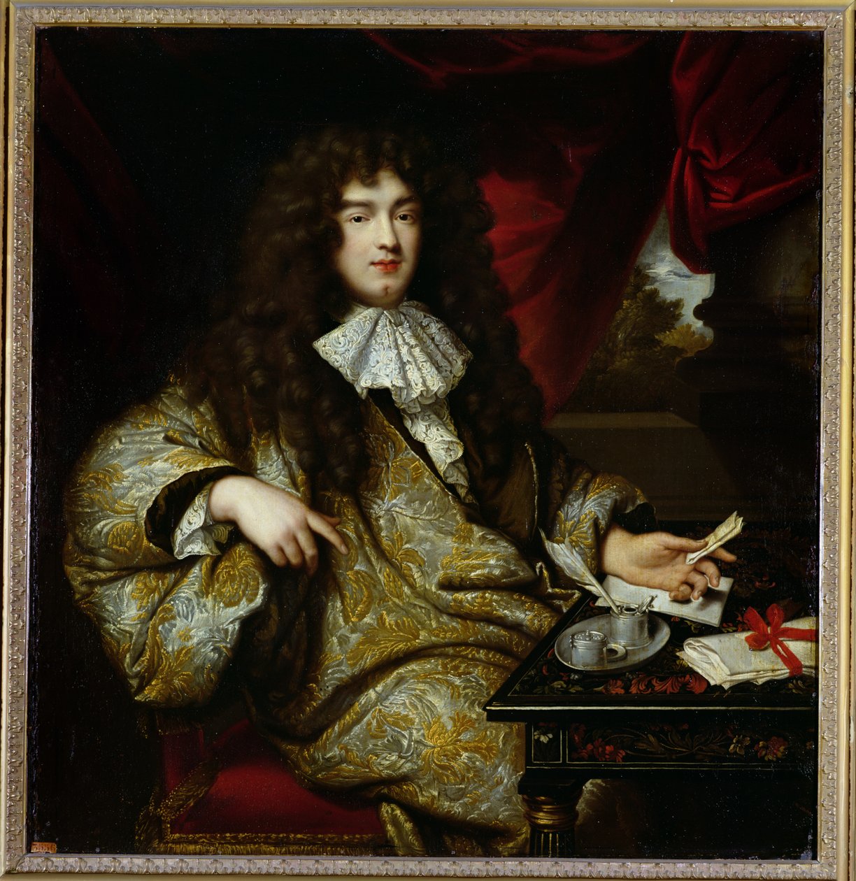 ジャンバティストコルベール（1651〜90年）、セーヌレー侯爵、1676年 作： ジャン・マルク・ナティエ