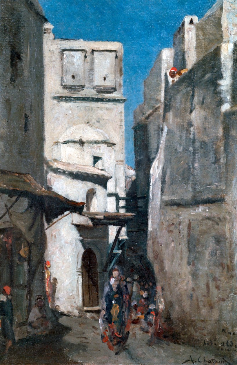 アルジェ通り、c1864-1892 作： マーク・アルフレッド・シャトー