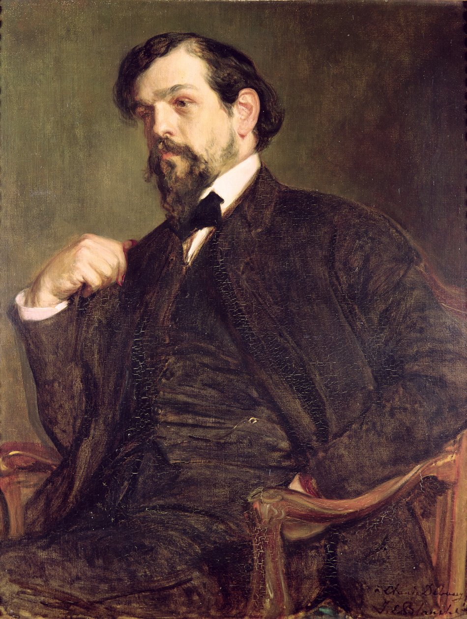 クロード・ドビュッシーの肖像（1862-1918）1902 作： マルセル・アンドレ・バシェット