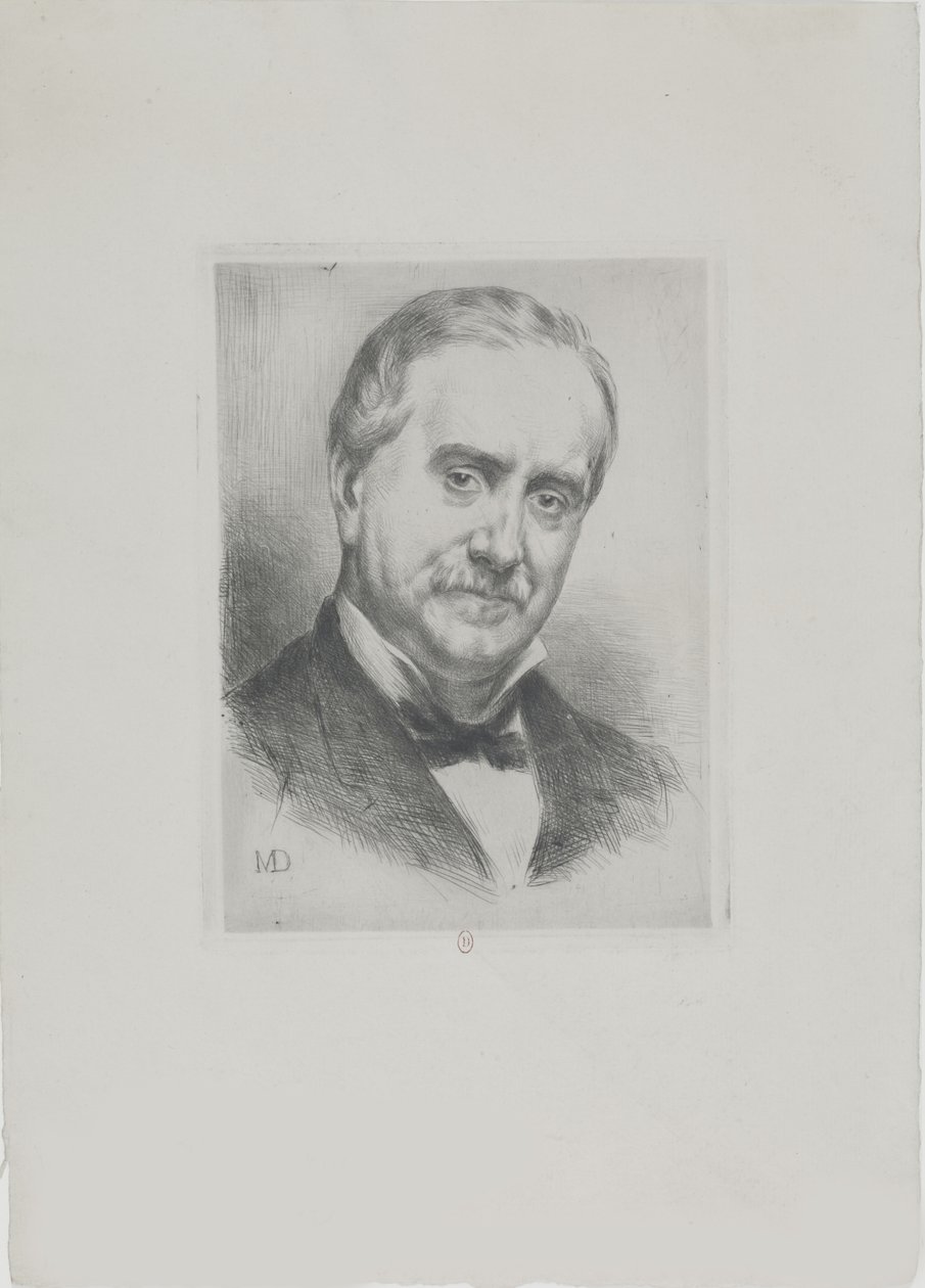 ポール・デュラン=リュエルの肖像 1831-1922, 1882. 作： マルチェリン・ギルバート・デスブータン