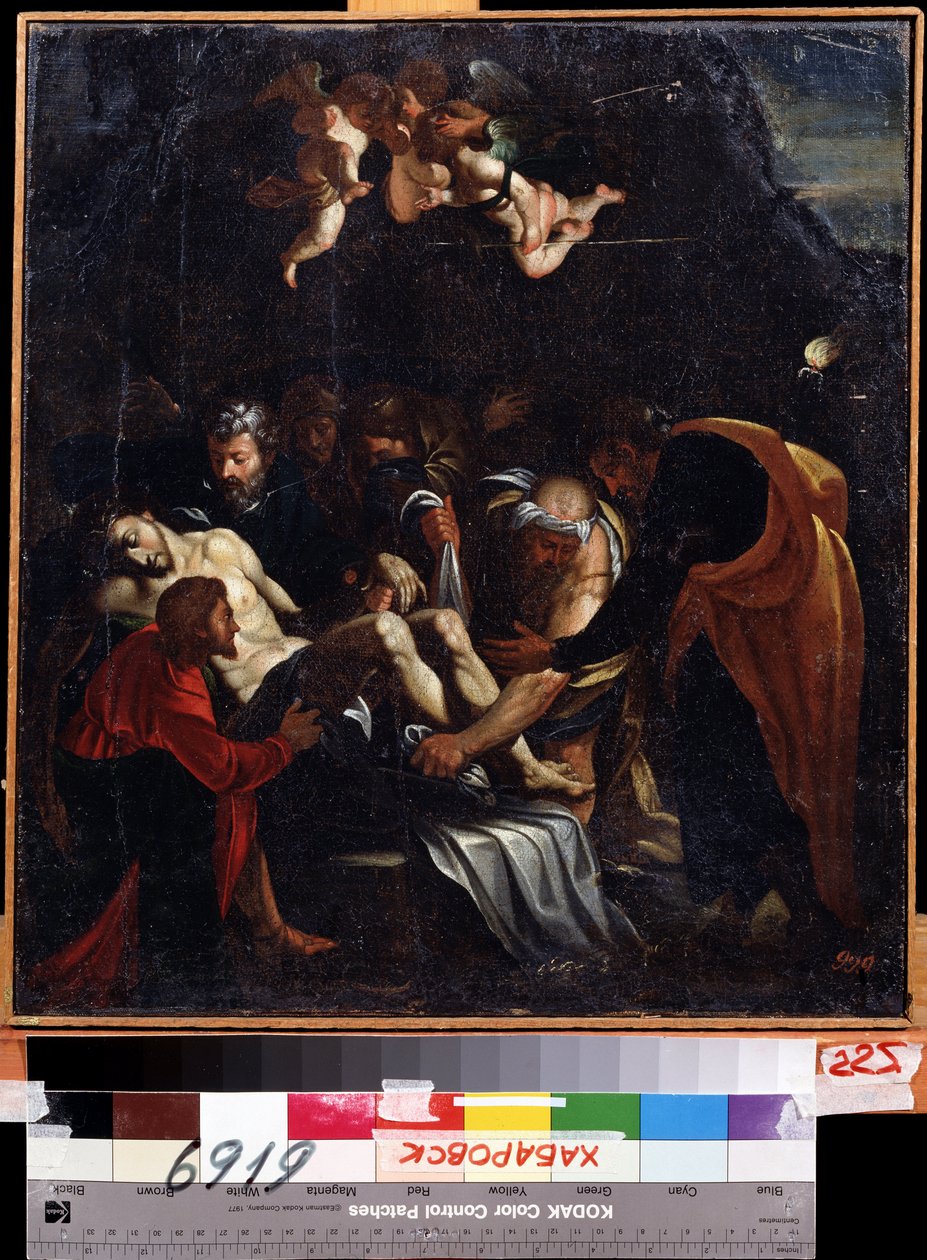 十字架からの降下。 聖母マリア、聖マグダラのマリア