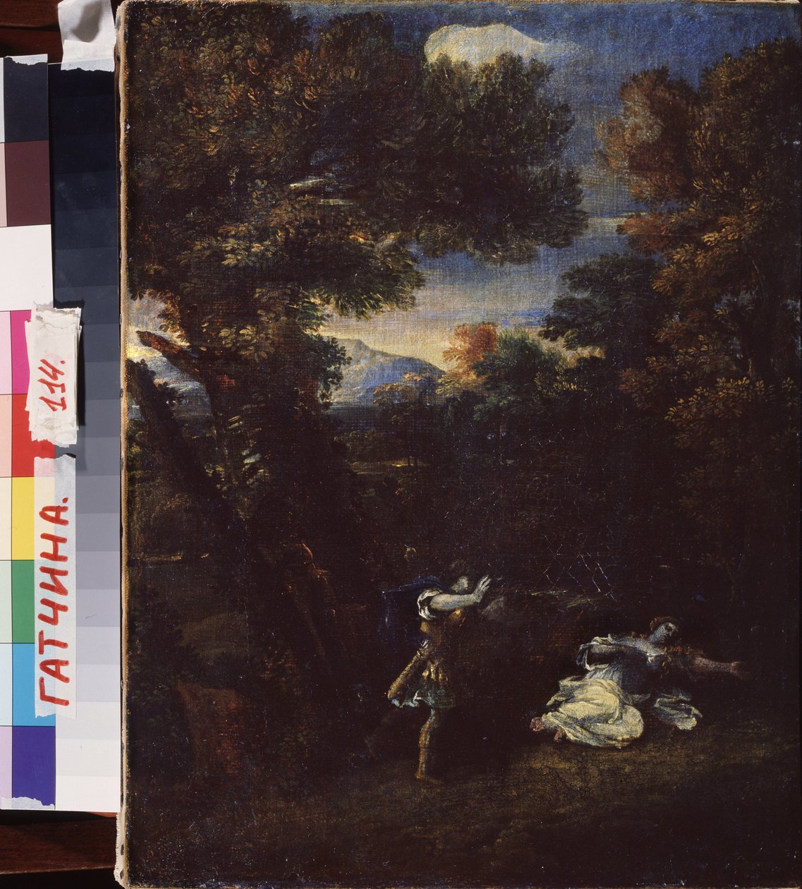 Cephalus et Procris (Cephalus と Procris)。 Peinture de Marcantonio Franceschini (1648-1729)、huile sur toile。 イタリア美術（ボローニャ） 作： マルカントニオ・フランチェスキーニ