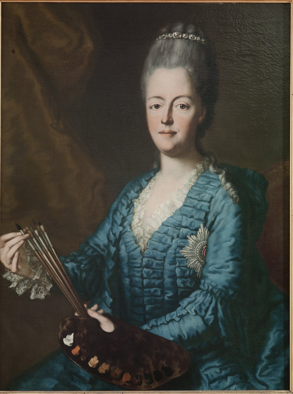 自画像、1772 作： マリア・アントニア・ヴァルプルギス・シンフォローザ