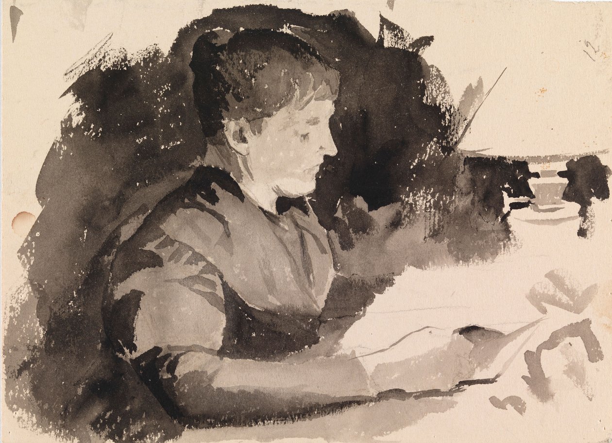 読書する女性 作： マリア・ウィーク
