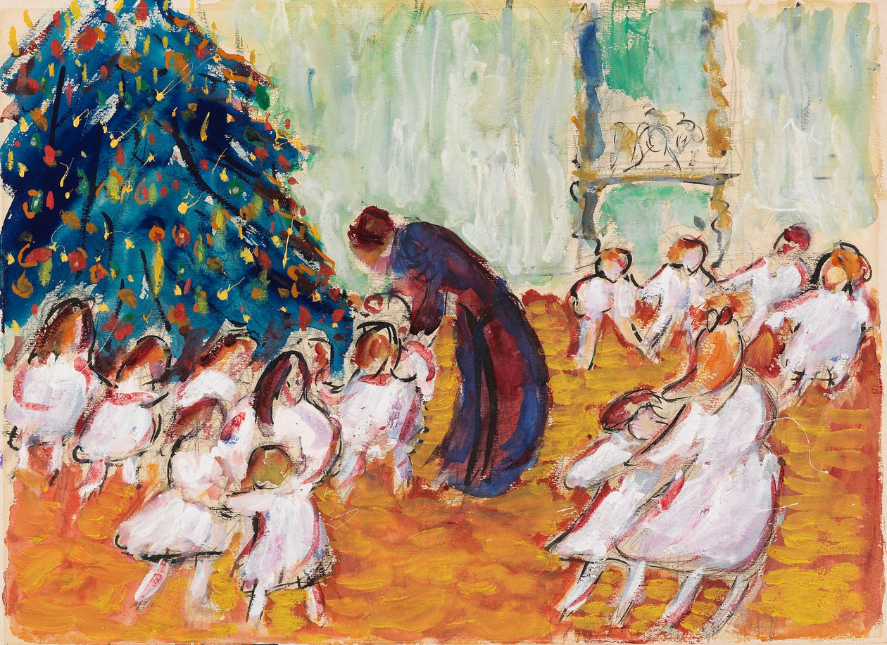 クリスマスツリー、1911年。 作： マリアンヌ・フォン・ウェレフキン