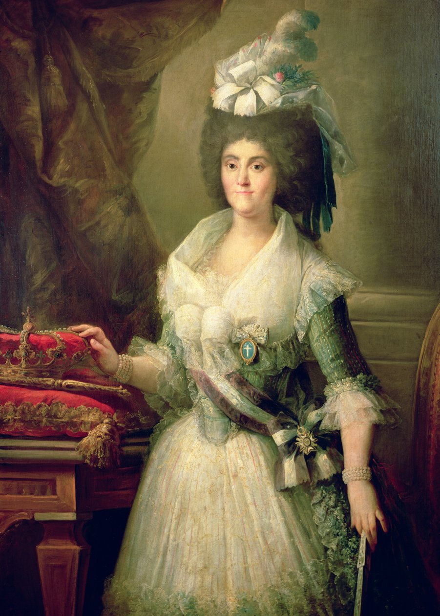 マリア・ルイサ女王の肖像（1751-1819） 作： マリアーノ・サルバドール・マエラ