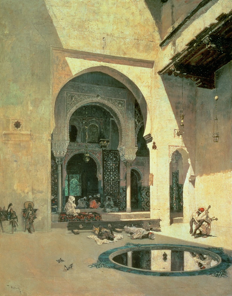 アルハンブラ宮殿 作： マリアーノ・ホセ・マリア・ベルナルド (1838 74) Fortuny y Carbó