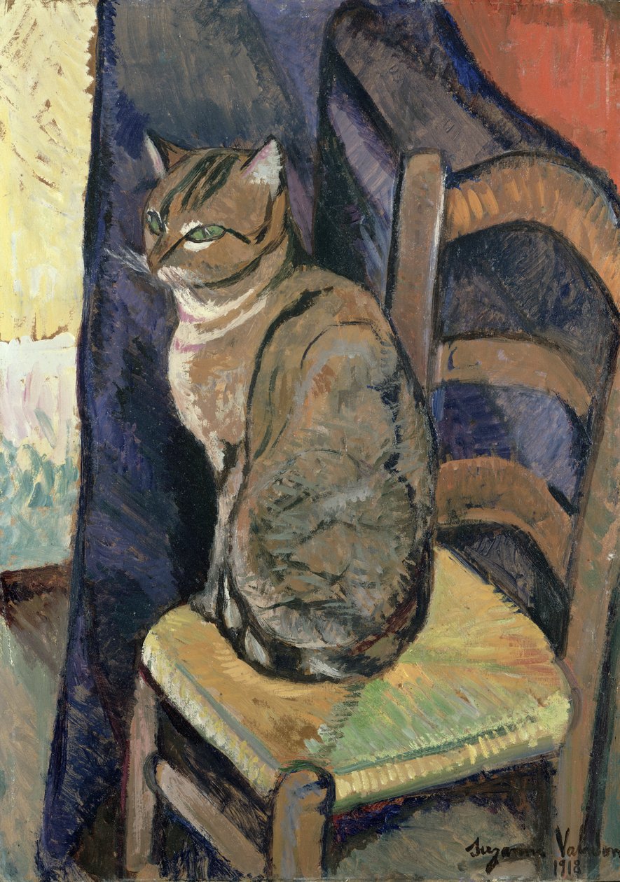 猫の研究、1918 作： マリー・クレメンタイン（スザンヌ）ヴァラドン