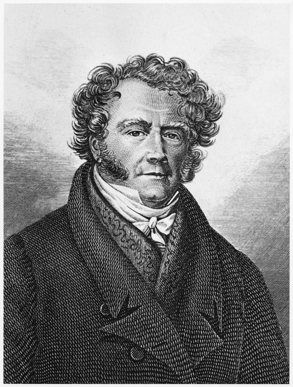 フランソワ・ユージーン・ヴィドック、1830-40年頃（bw写真） 作： マリー・ガブリエル・コイグネット