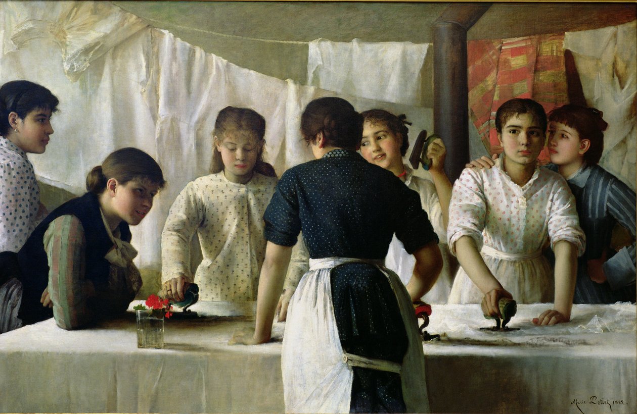 Laundresses、1882 作： マリー・ペティエット