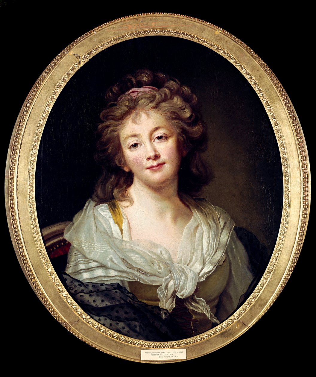 自画像。マリー・ジュヌヴィエーヴ・ブリアール（1772-1819）の絵画