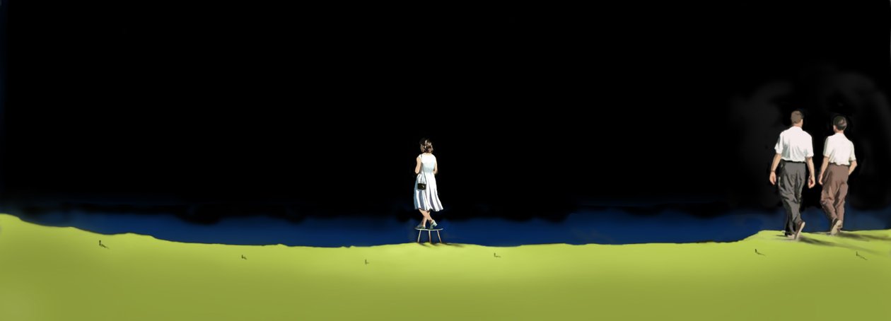 夜の生活シーン2016年6月（デジタルメディア 作： マージョリー・ワイス