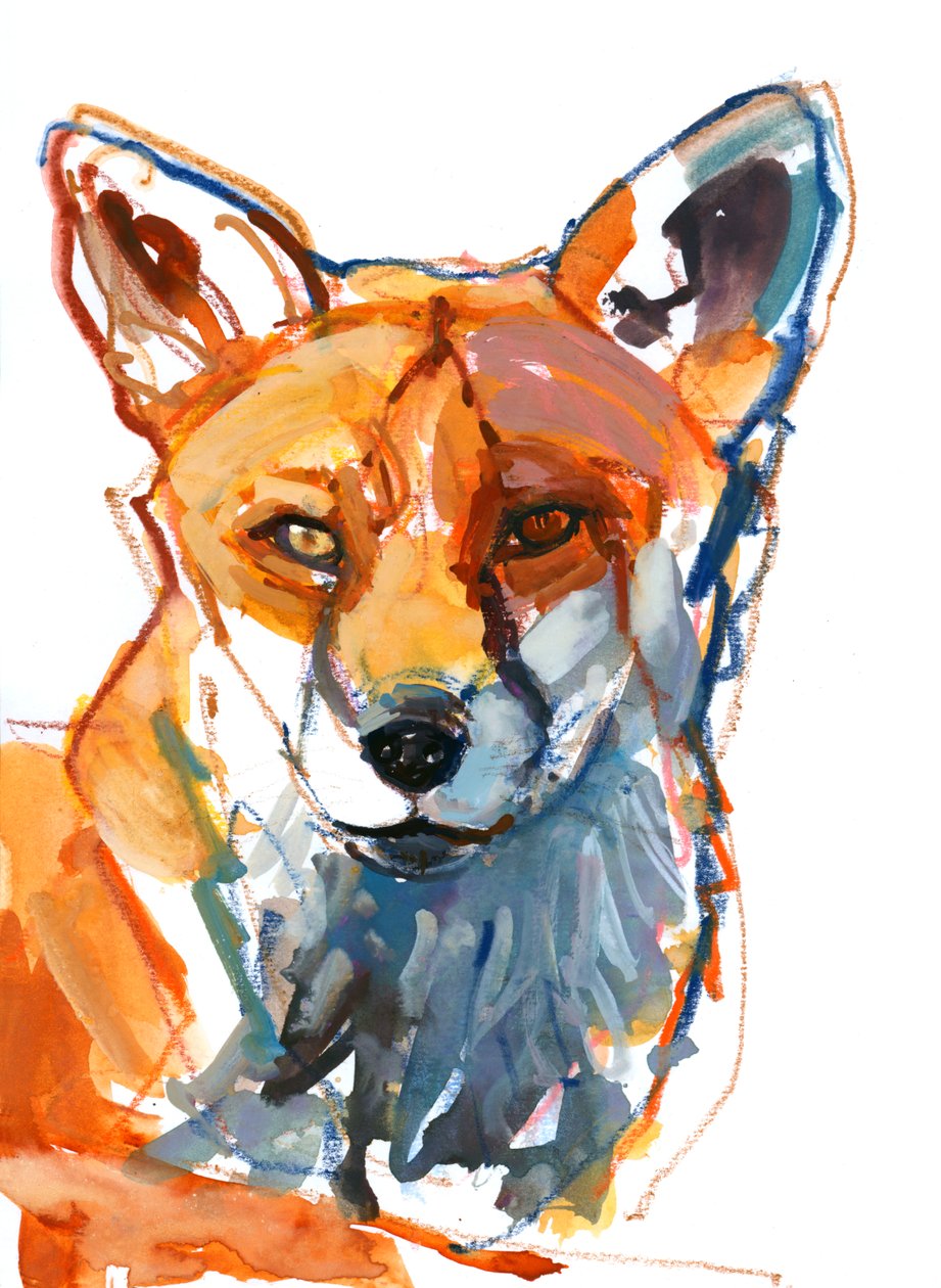 犬キツネ、2021 作： マーク・アドリントン