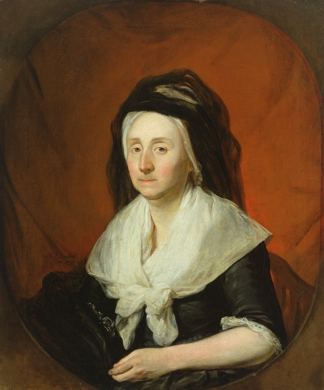 ウォルター夫人の肖像、1797 作： マーティン・フェルディナンド・クワダル