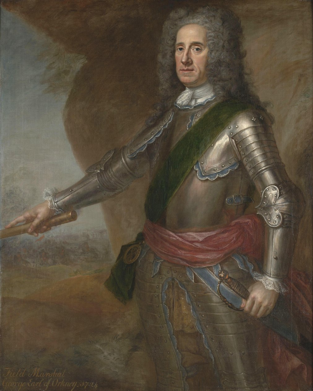 ジョージダグラスハミルトンの肖像、最初のオークニー伯爵（1666-1737） 作： マーティン・マインゴー