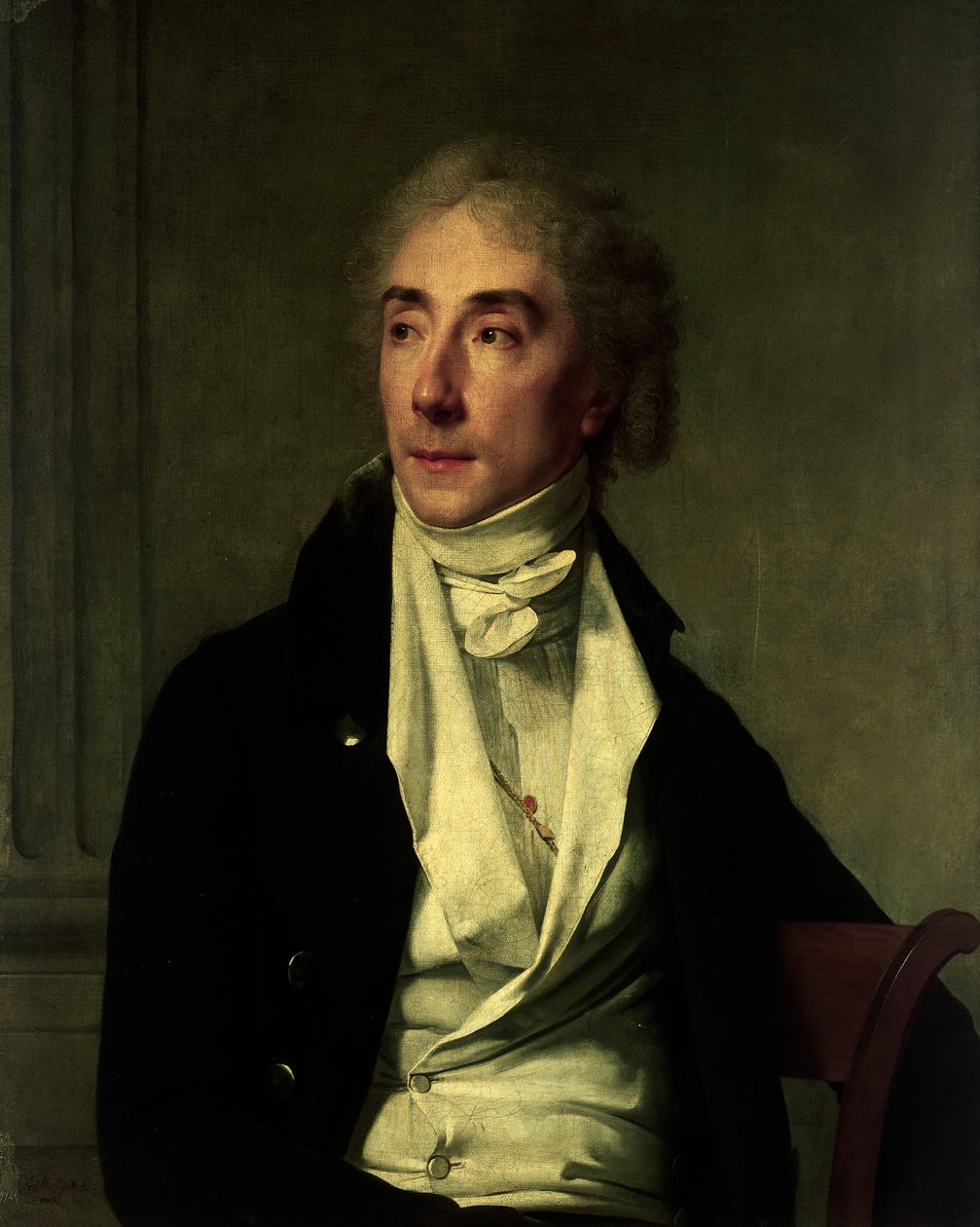 バティスト・カデの肖像 フランスの俳優 マルタン・ドロリング（1752-1817）の絵画 油彩・キャンバス 作： マーティン・ドレリング