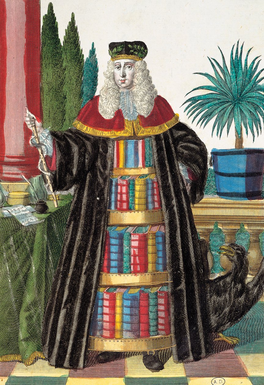 医師、マルティン・エンゲルブレヒト（1684-1756）の「Assemblage des nouveau manouvries habilles」の彫刻、ドイツ 作： マーティン・エンゲルブレヒト
